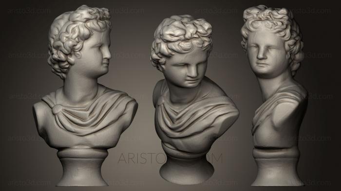 Busts and heads antique and historical (BUSTA_0511) 3D model for CNC machine